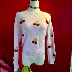 BB Dakota Light Pink Knit Sweater